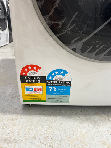 Transportation damaged Samsung 8.5kg A.I-Personalised QuickDrive Front Load Washing Machine - Second Hand Appliances Geebung